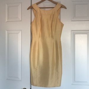 Tahari silk halter dress